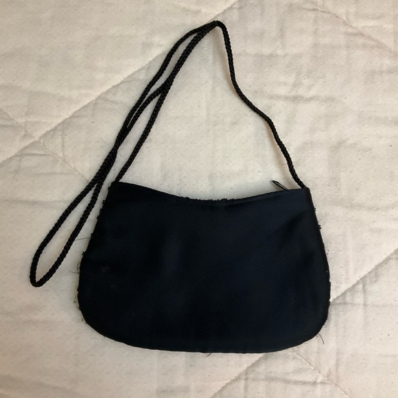 Vintage Beaded Evening Handbag with Zipper Closure - Picture 2 of 4